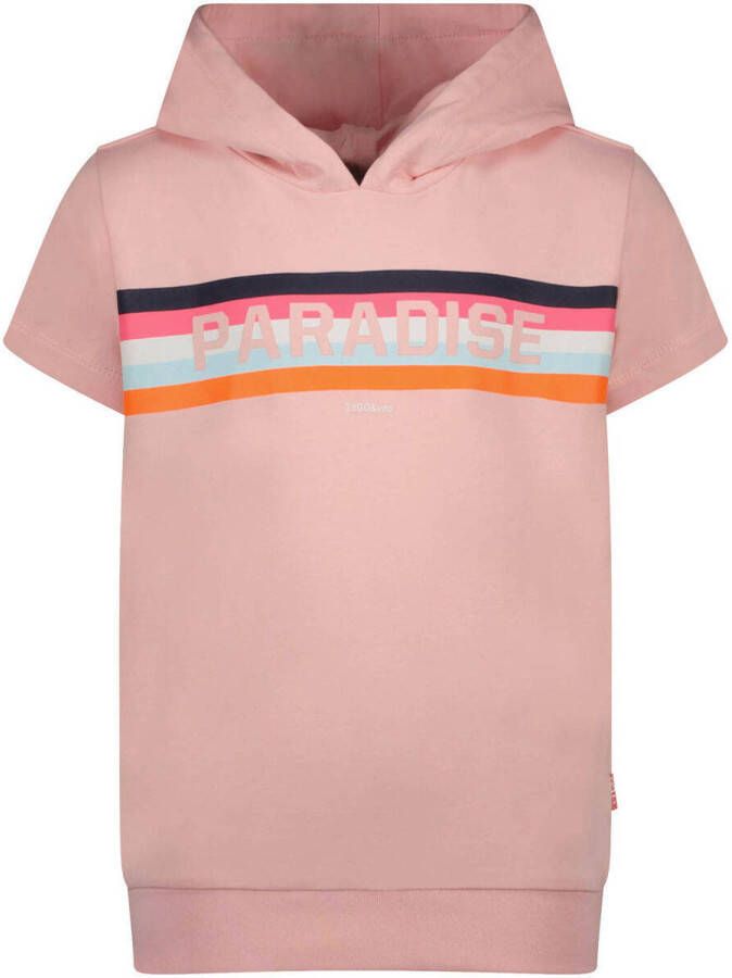 TYGO & vito hoodie met printopdruk roze