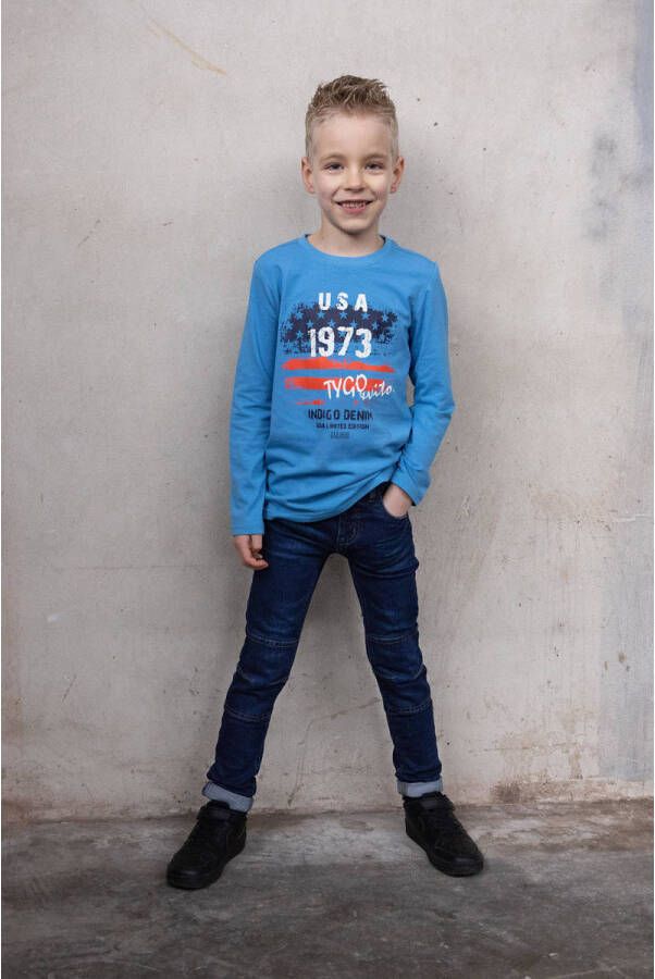 TYGO & vito skinny jeans donkerblauw