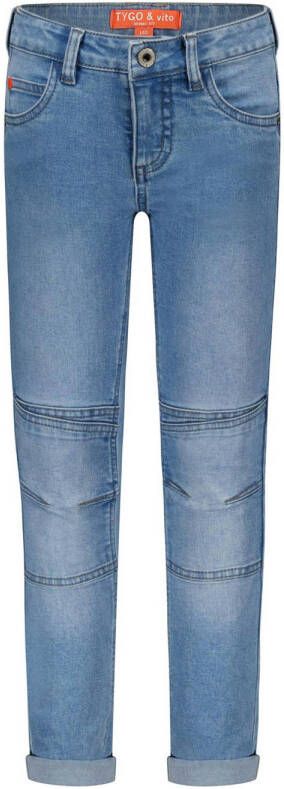 TYGO & vito skinny jeans extra light used Blauw Jongens Stretchdenim 128