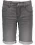 TYGO & vito slim fit jeans bermuda grijs stonewashed Denim short Jongens Stretchkatoen 128 - Thumbnail 1