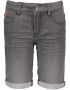 TYGO & vito slim fit jeans bermuda grijs stonewashed Denim short Jongens Stretchkatoen 128 - Thumbnail 1