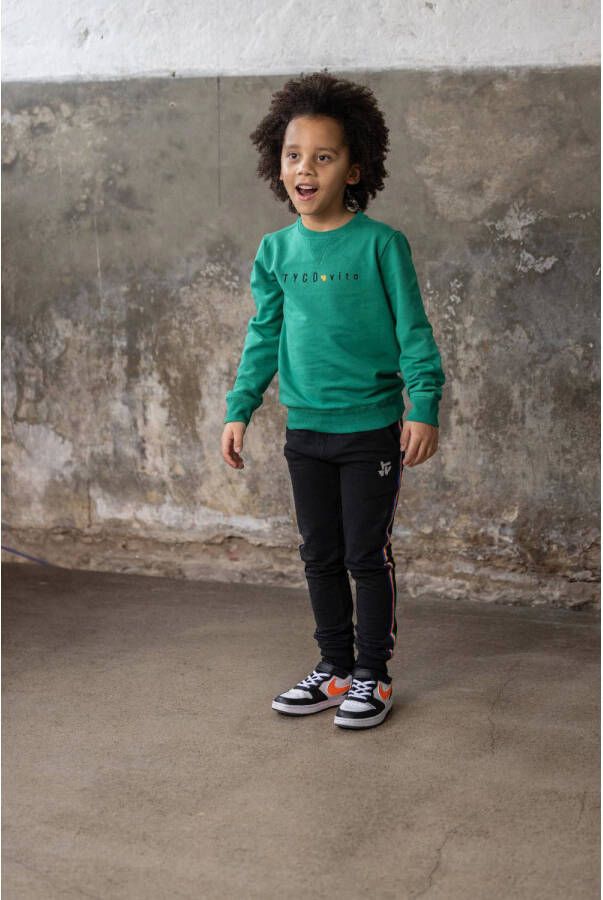 TYGO & vito sweater Tygo met printopdruk groen Printopdruk 104