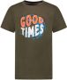 TYGO & vito T-shirt met printopdruk donkergroen Jongens Stretchkatoen (duurzaam) Ronde hals 134 140 - Thumbnail 1