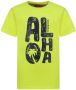 TYGO & vito T-shirt met printopdruk neon geel Jongens Stretchkatoen Ronde hals 110 116 - Thumbnail 1