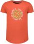 TYGO & vito T-shirt met printopdruk oranje Meisjes Polyester Ronde hals 122 128 - Thumbnail 1