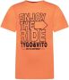 TYGO & vito T-shirt met printopdruk oranje Jongens Stretchkatoen (duurzaam) Ronde hals 134 140 - Thumbnail 1