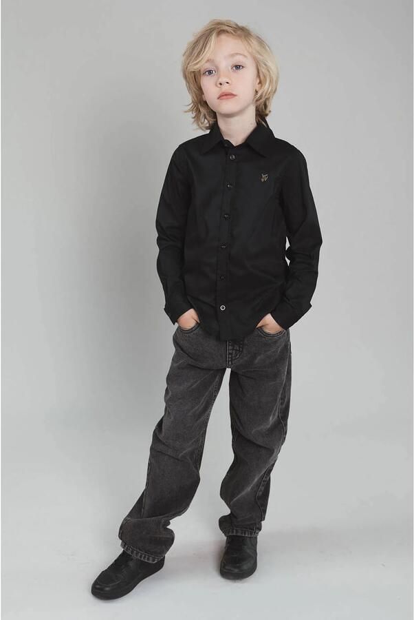 TYGO & vito casual overhemd zwart - Foto 2