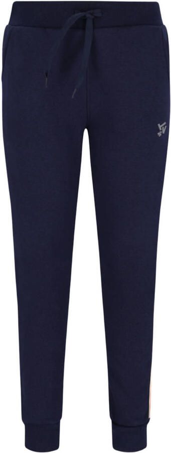 TYGO & vito denim regular cargobroek donkerblauw