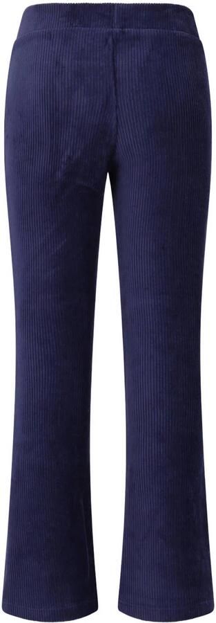 TYGO & vito fluwelen flared broek donkerblauw