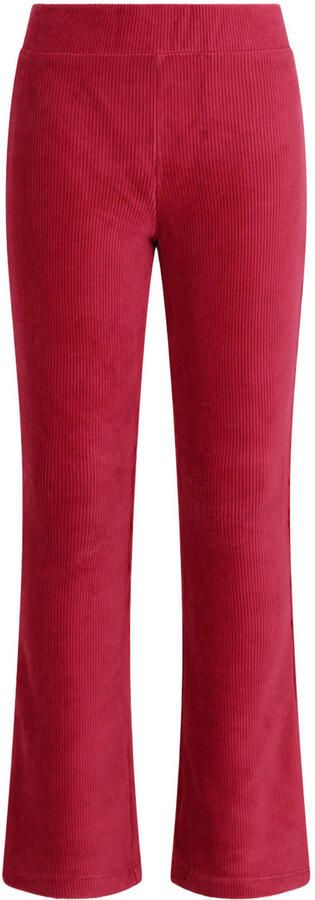TYGO & vito fluwelen flared broek rood