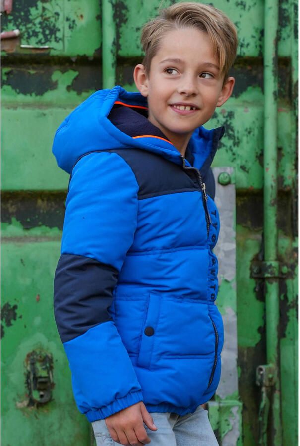 TYGO & vito gewatteerde jas blauw - Foto 2