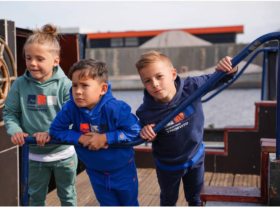TYGO & vito hoodie blauw - Foto 2