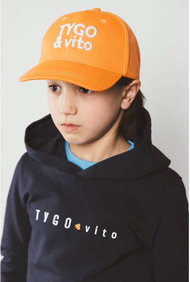 TYGO & vito hoodie donkerblauw Sweater Effen 92 | Sweater van - Foto 2
