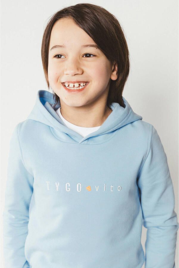 TYGO & vito hoodie lichtblauw
