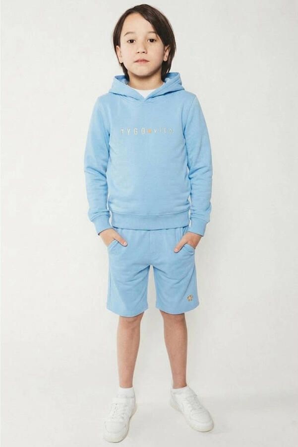 TYGO & vito regular sweatshort lichtblauw