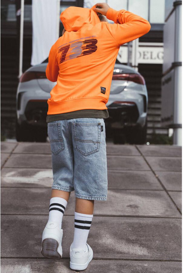 TYGO & vito hoodie met backprint oranje - Foto 2