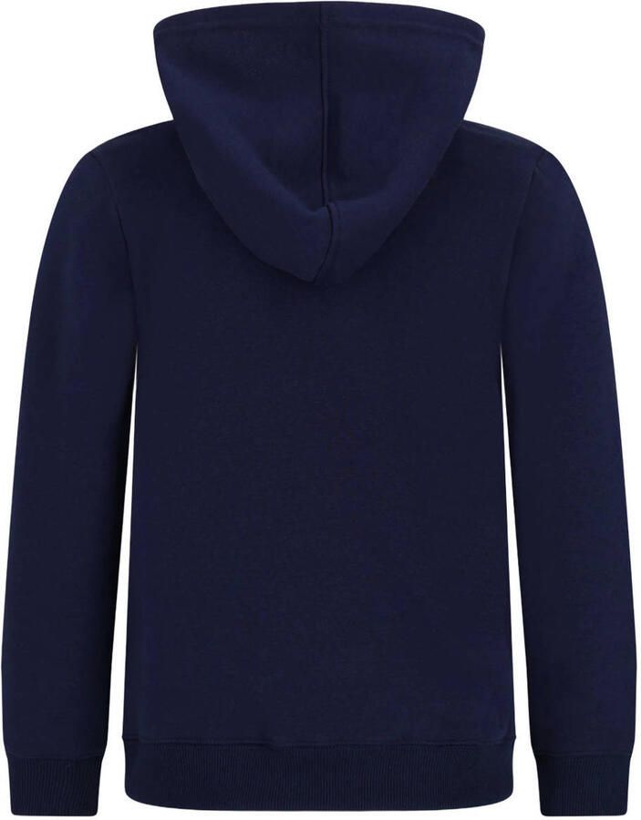 TYGO & vito hoodie met print donkerblauw
