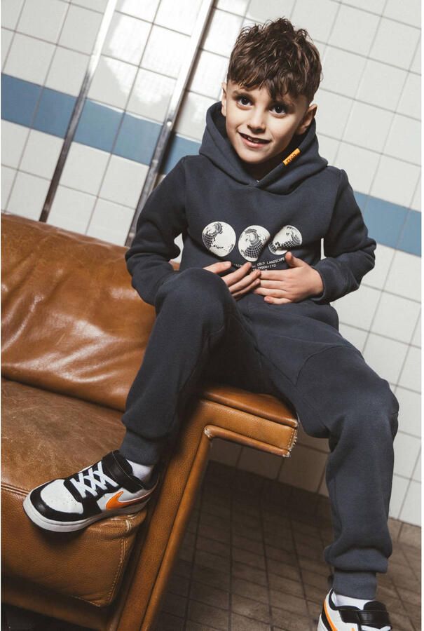TYGO & vito hoodie met print Sweater Blauw Printopdruk maat 122-128 - Foto 2