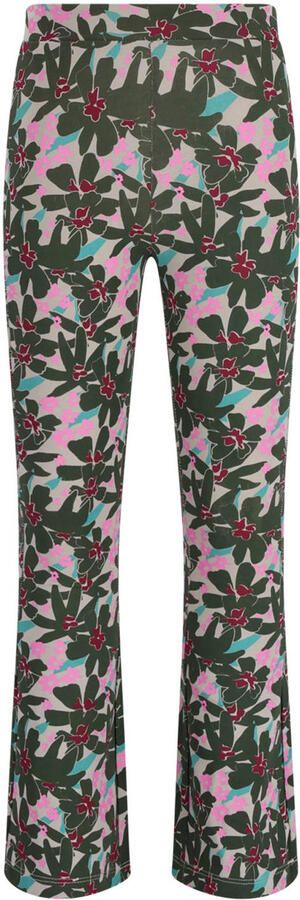 TYGO & vito jersey flared broek olijfgroen