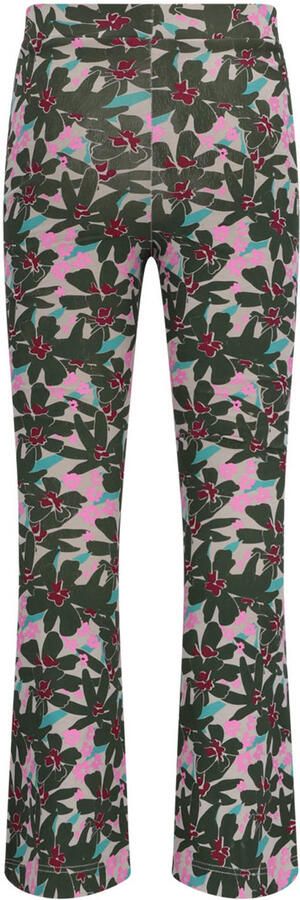 TYGO & vito jersey flared broek olijfgroen - Foto 3