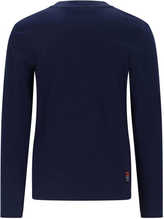 TYGO & vito jersey longsleeve donkerblauw