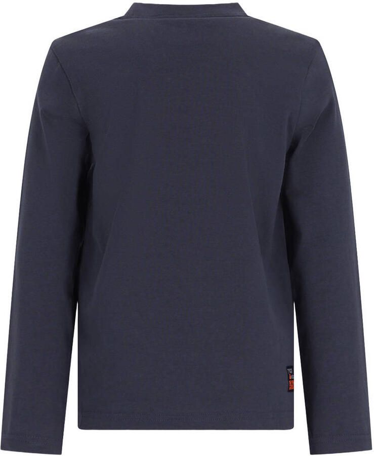 TYGO & vito jersey rechtvallende longsleeve met print Grijs Printopdruk maat 134-140 - Foto 2