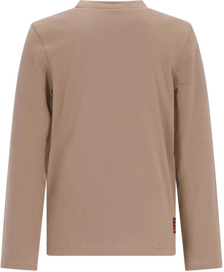 TYGO & vito jersey rechtvallende longsleeve met print zand Beige Printopdruk maat 146-152 - Foto 2