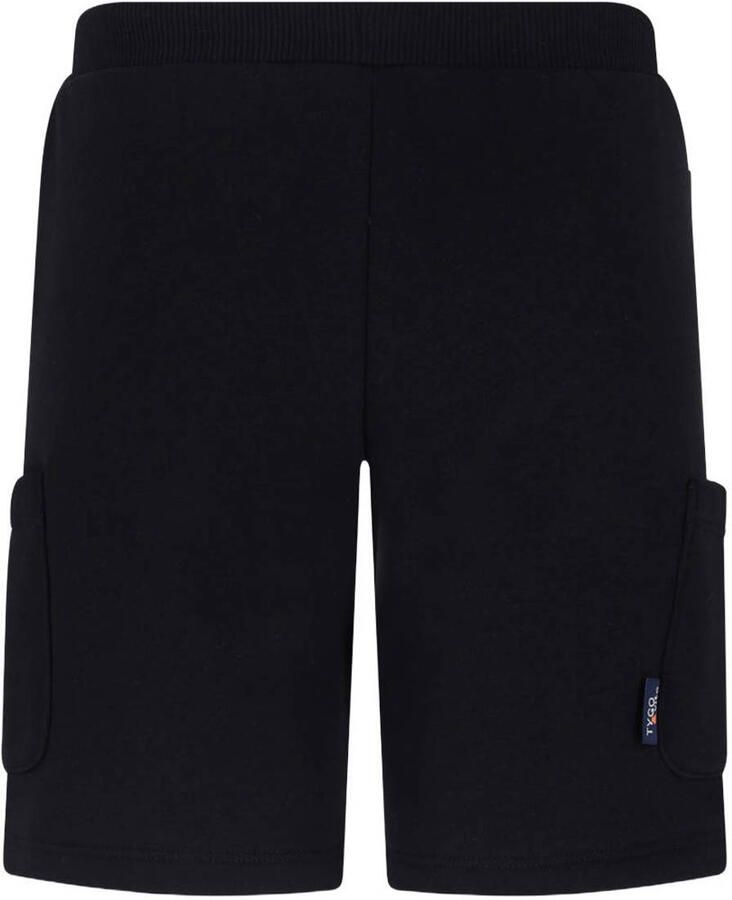 TYGO & vito jersey regular waist sweatshort zwart