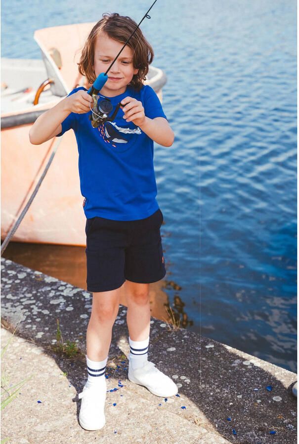 TYGO & vito jersey T-shirt blauw - Foto 3