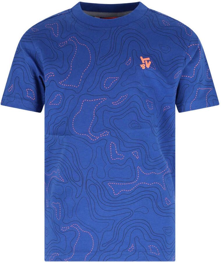 TYGO & vito jersey T-shirt blauw