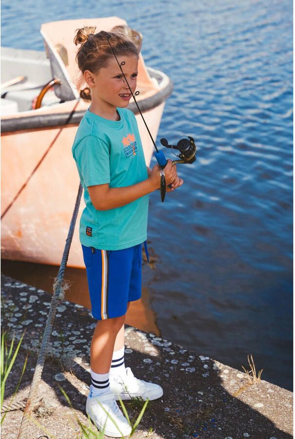 TYGO & vito jersey T-shirt blauw