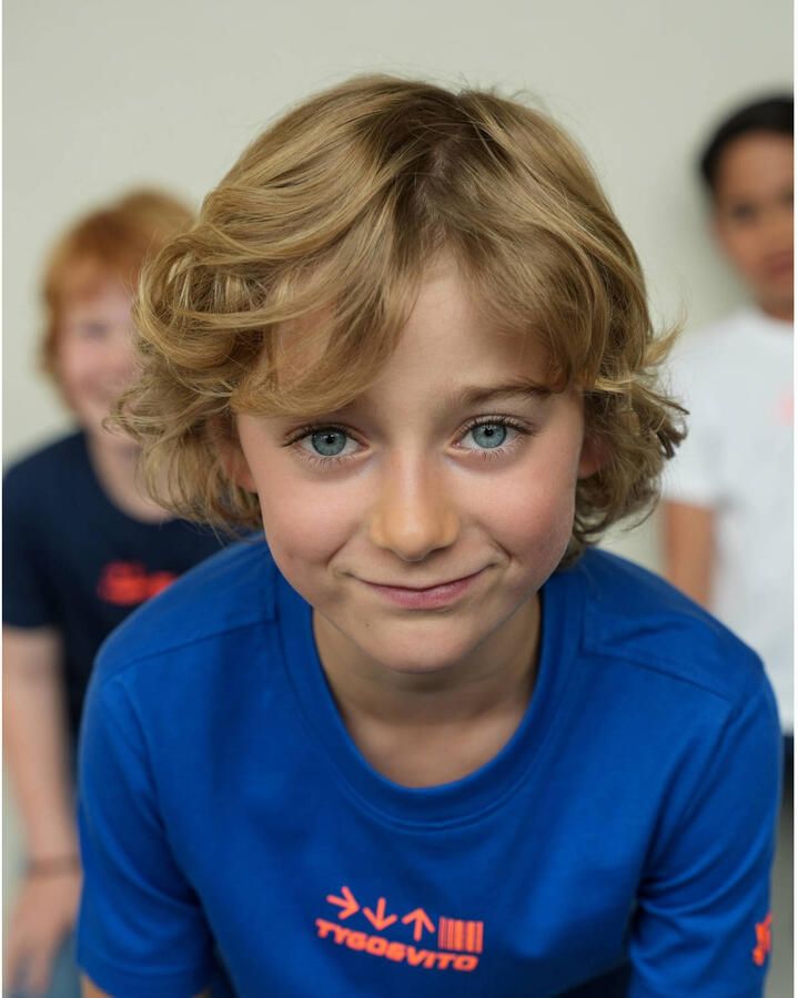 TYGO & vito jersey T-shirt blauw - Foto 2