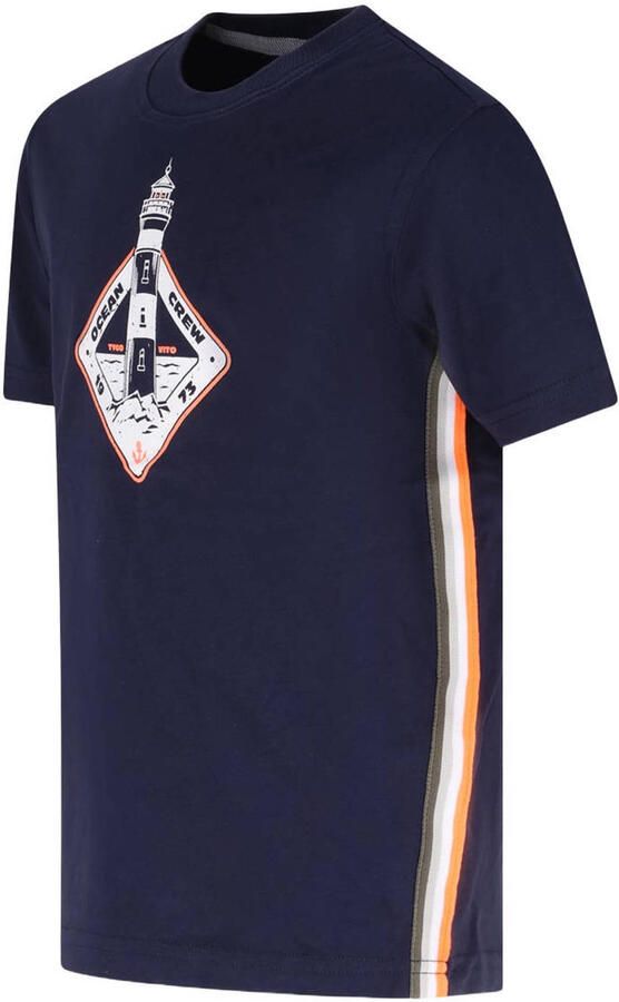 TYGO & vito jersey T-shirt donkerblauw - Foto 3