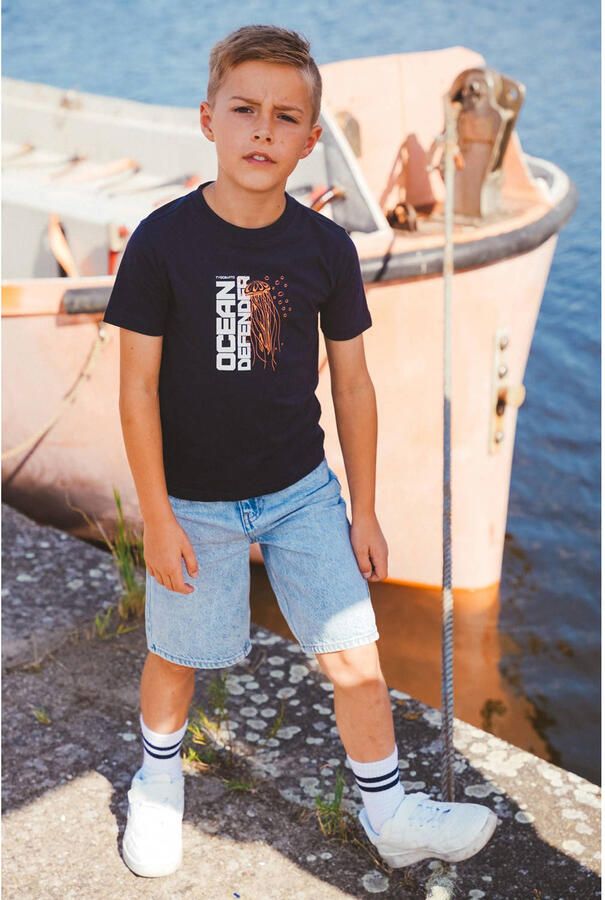 TYGO & vito jersey T-shirt donkerblauw - Foto 2
