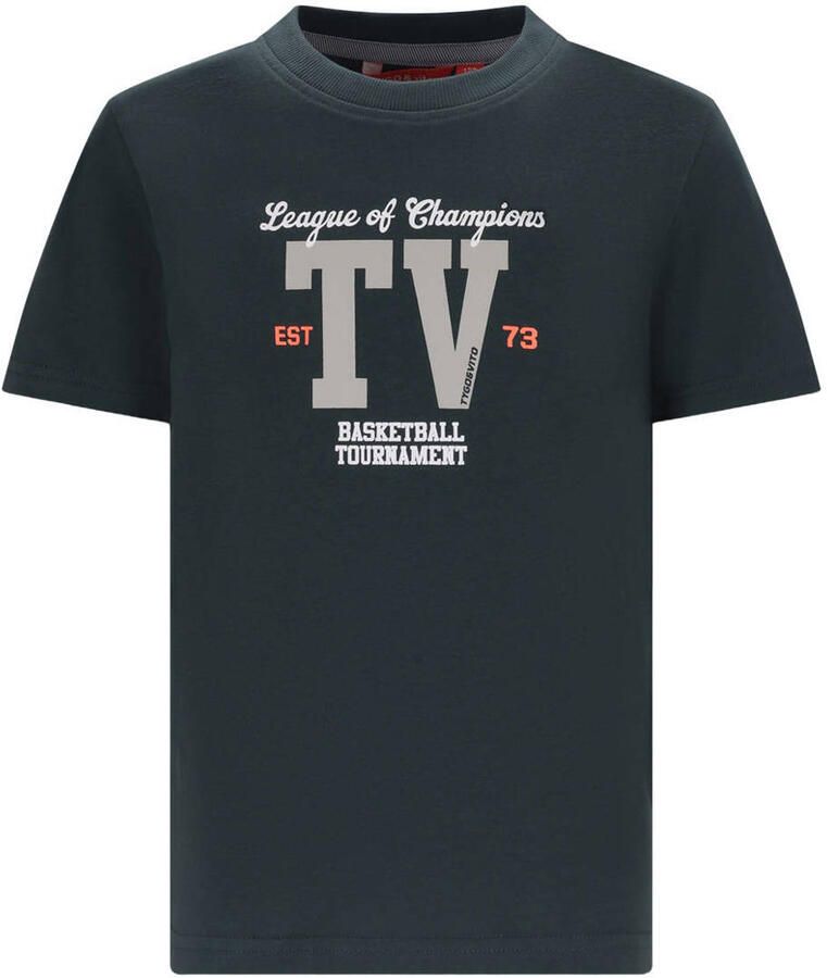 TYGO & vito jersey T-shirt donkergroen