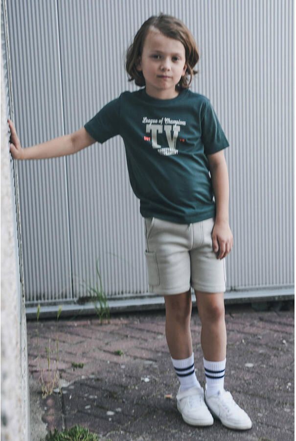 TYGO & vito jersey T-shirt donkergroen - Foto 2