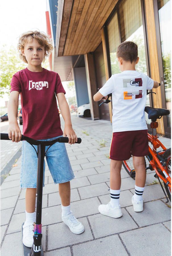 TYGO & vito jersey T-shirt donkerrood - Foto 2