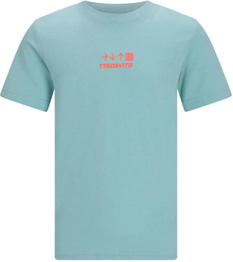TYGO & vito jersey T-shirt lichtblauw
