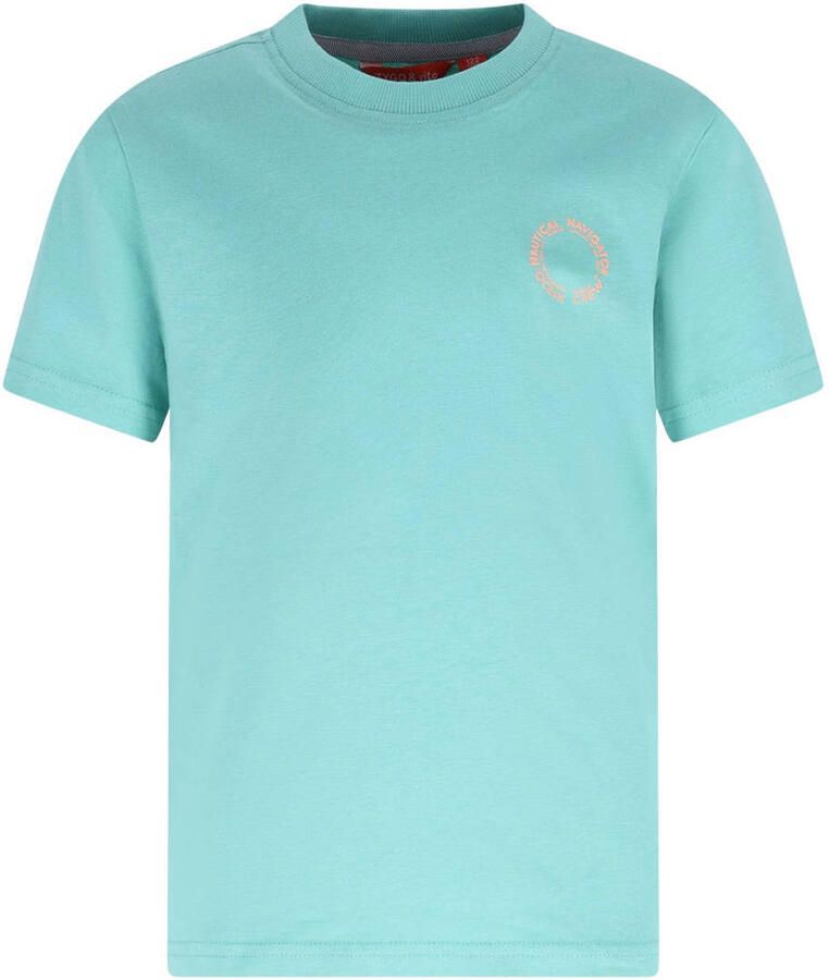 TYGO & vito jersey T-shirt met backprint blauw
