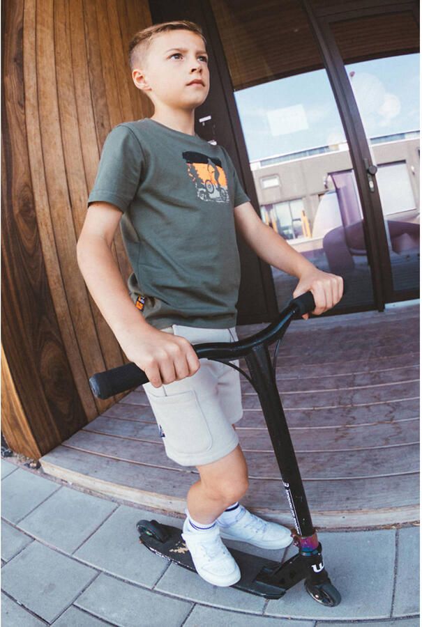 TYGO & vito jersey T-shirt olijfgroen - Foto 3