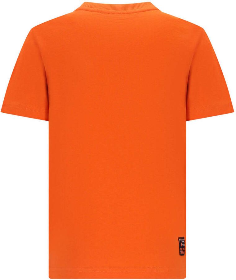 TYGO & vito jersey T-shirt oranje
