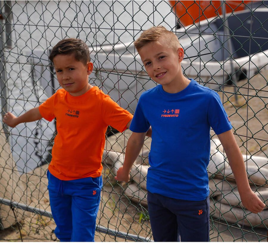 TYGO & vito jersey T-shirt oranje - Foto 2