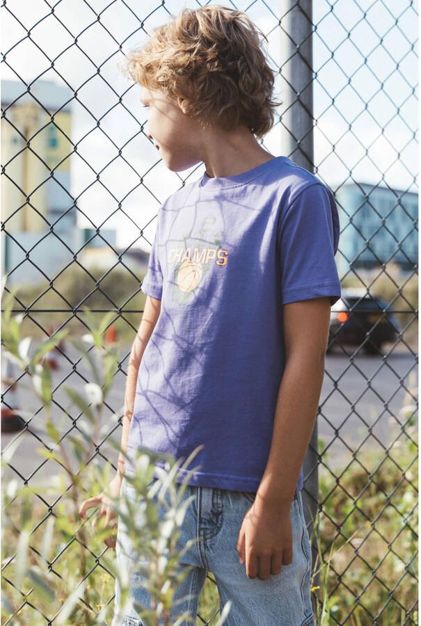 TYGO & vito jersey T-shirt paars - Foto 2