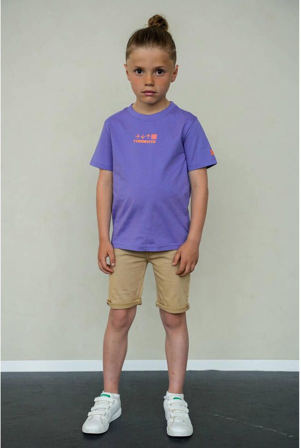 TYGO & vito jersey T-shirt paars - Foto 2