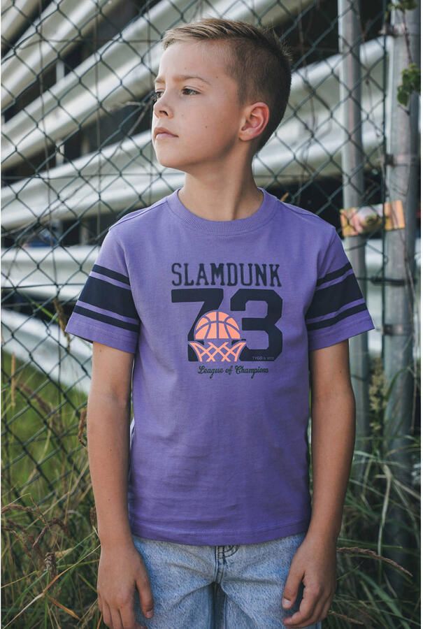 TYGO & vito jersey T-shirt paars - Foto 2