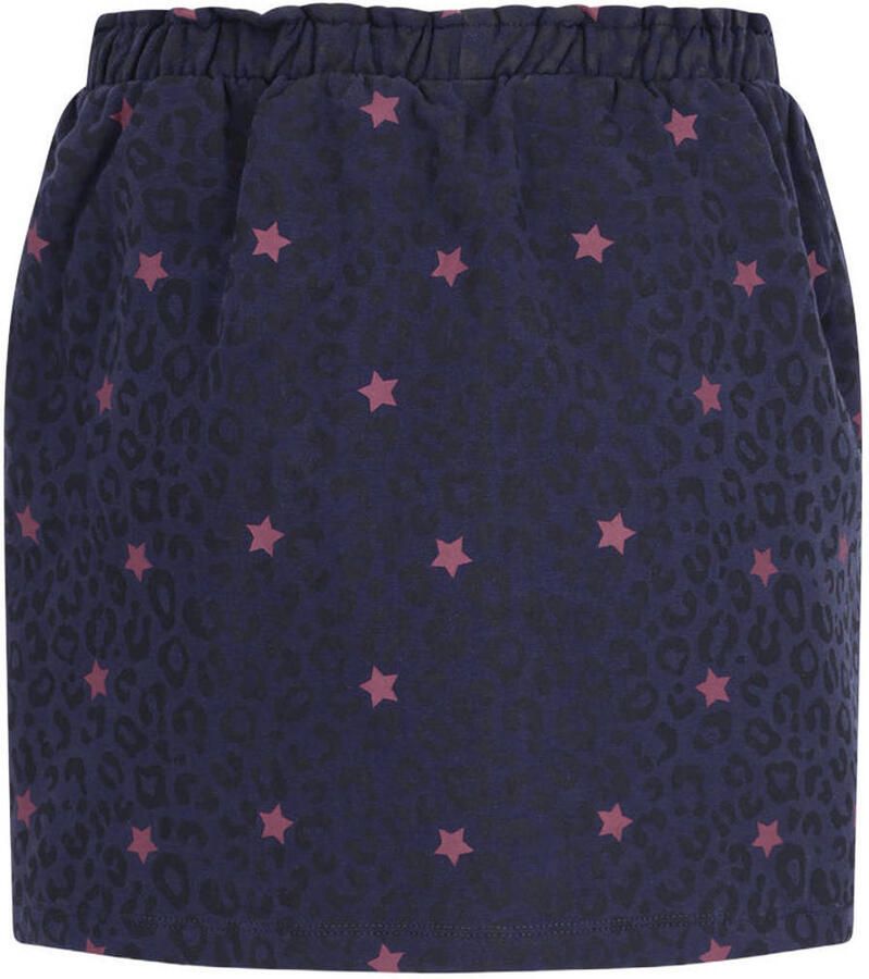 TYGO & vito korte rok met sterren donkerblauw
