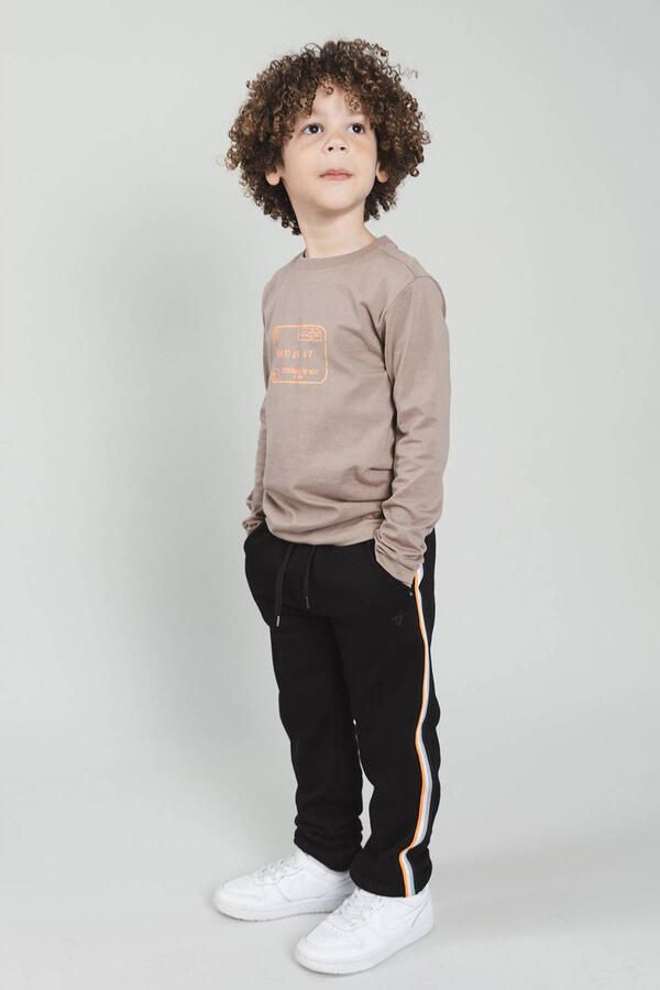 TYGO & vito longsleeve met print beige - Foto 3