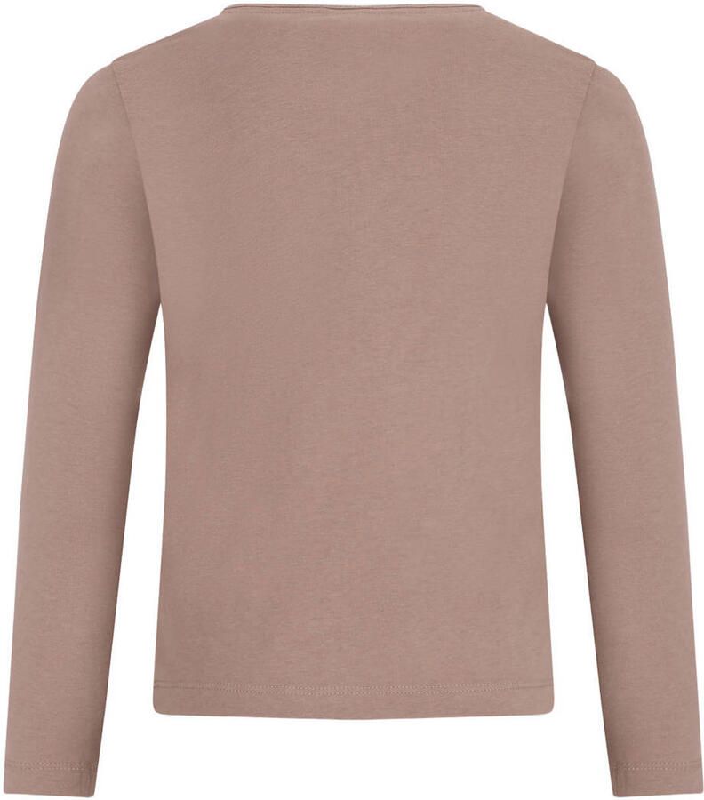 TYGO & vito longsleeve met print beige