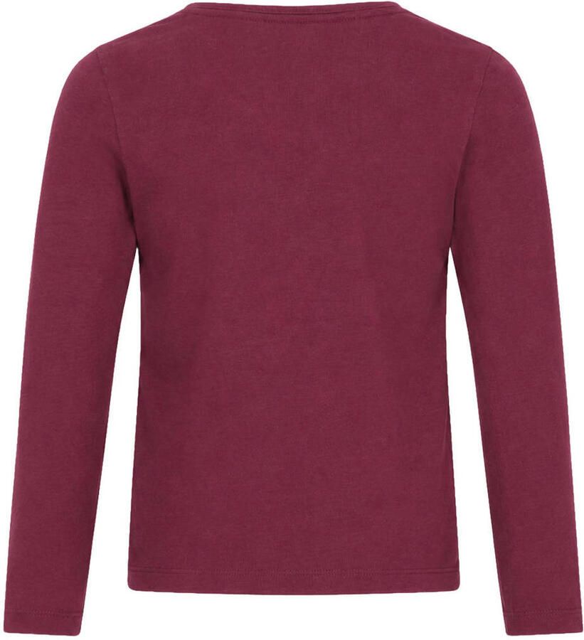 TYGO & vito longsleeve met print donkerrood