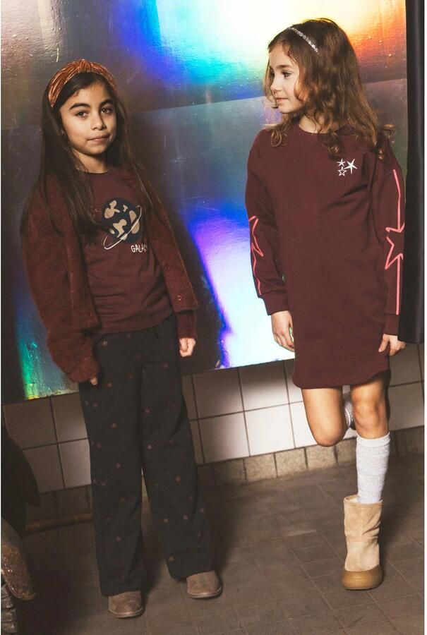 TYGO & vito longsleeve met print donkerrood - Foto 2